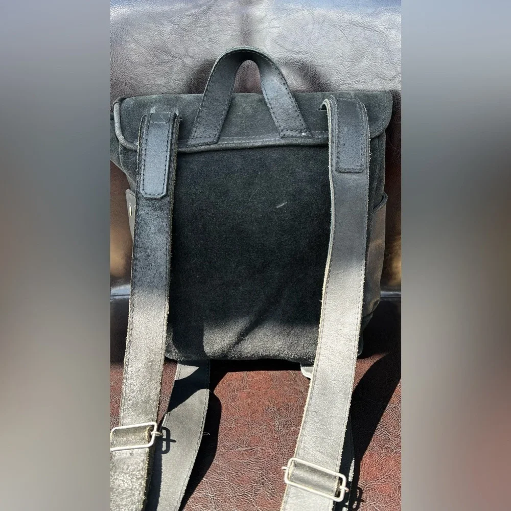 AREZZO Brazilian Beaded Leather backpack made in Brazil